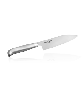 Нож Сантоку Tojiro Narihira, 170 мм, сталь Мо-V, рукоять сталь, 5000 (FC-61)