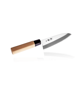 Нож Сантоку Tojiro Narihira, 165 мм, сталь Мо-V, рукоять дерево, 9000 (FC-79)