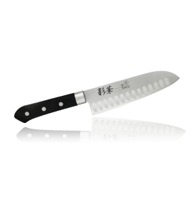 Нож Сантоку Tojiro Saika, 160 мм, сталь Мо-V, рукоять пластик (FC-801)