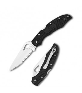 Нож Spyderco Byrd Cara Cara 2 Black , полусеррейтор