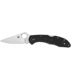 Нож Spyderco Delica Black FRN, Flat Graund