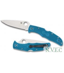 Нож Spyderco Endura 4 Flat Ground, ц:синий