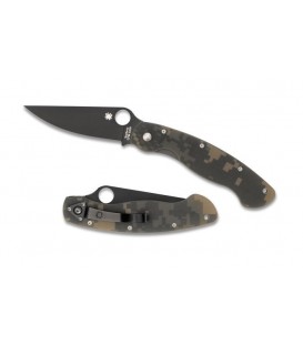 Нож Spyderco Military Black Blade, ц:camo