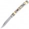 Нож TEKUT Hobo MK5006 - рукоятка из кости (длина: 16.0cm, лезвие: 7.1cm), в подарочной коробке