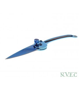 Нож TEKUT Mini Pecker LK5258C (длина: 11.2cm, лезвие: 4.3cm), синий