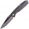Складной нож TEKUT LK5070, с зажимом (полная длина 17.7см, длина лезвия 7.5см), черный