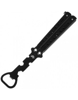 Нож бабочка тренировочный Benchmade, лезвие-открывалка (длина: 21cm, лезвие: 8.6cm), черный