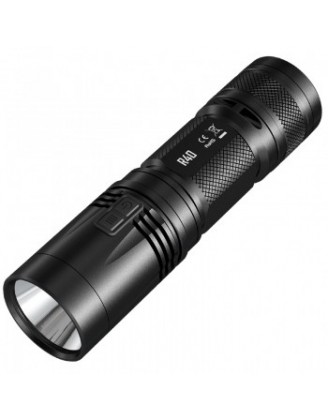 Фонарь Nitecore R40 с док-станцией (Cree XP-L HI, 1000 люмен, 5 режимов, 1х26650, USB/12/220V)