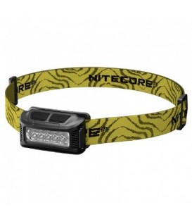 Фонарь налобный Nitecore NU10 (4xLED + RED LED, 160 люмен, 7 режимов, USB), черный