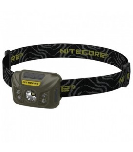 Фонарь налобный Nitecore NU30 (Cree XP-G2 S3, 400 люмен, 6 режимов, USB), Army Green
