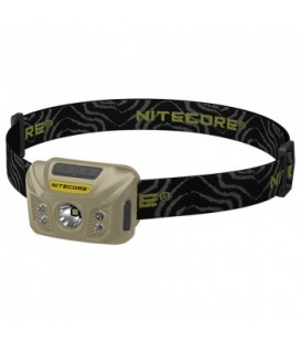 Фонарь налобный Nitecore NU30 (Cree XP-G2 S3, 400 люмен, 6 режимов, USB), Dessert Tan