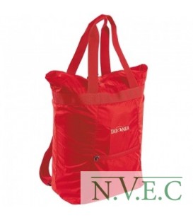2 в 1 - сумка + рюкзак для покупок Tatonka Market Bag (22л), красная 2219.015