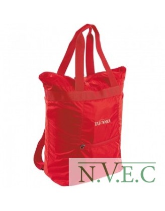 2 в 1 - сумка + рюкзак для покупок Tatonka Market Bag (22л), красная 2219.015