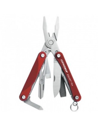 Мультитул Leatherman Squirt PS4, красный 831227