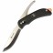 Нож Ganzo G802 с двойным лезвием (длина: 21см, лезвие: 9см) в подарочной коробке, черный