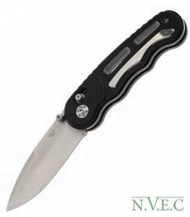 Нож складной Ganzo G718-B (длина: 17.5cm, лезвие: 7.2cm), черный