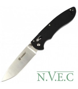 Нож складной Ganzo G740 (длина: 23см, лезвие: 9.5см), черный