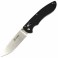 Нож складной Ganzo G740 (длина: 23см, лезвие: 9.5см), черный