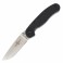 Нож складной Ontario RAT-1A (длина: 219мм, лезвие: 84мм, сатин), черный 8870