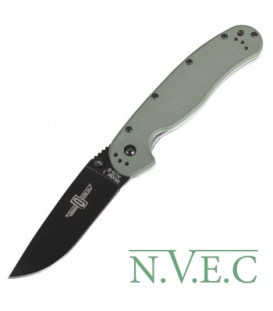 Нож складной Ontario RAT-1 (длина: 219мм, лезвие: 84мм, сатин), olive drab 8848OD