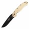 Нож складной Ontario RAT-1 (длина: 219мм, лезвие: 84мм, чёрное), tan 8846DT