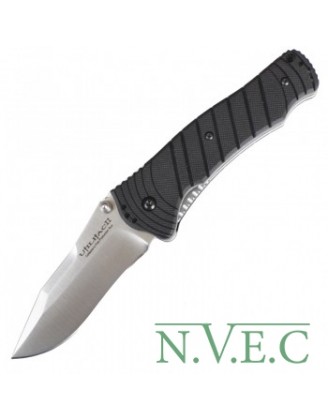 Нож складной Ontario Utilitac 2 JPT-3S (длина: 200мм, лезвие: 81мм, сатин), черный 8908