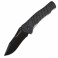 Нож складной Ontario Utilitac 2 JPT-3S (длина: 200мм, лезвие: 81мм, чёрное), черный 8906