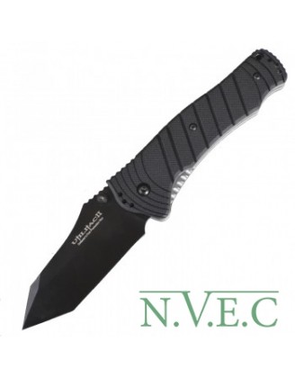 Нож складной Ontario Utilitac 2 JPT-4S (длина: 200мм, лезвие: 83мм, чёрное), черный 8914