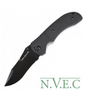 Нож складной Ontario Utilitac 2 Tactical JPT-3R (длина: 200мм, лезвие: 89мм), черный 8902