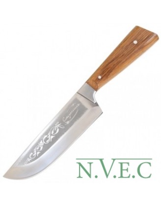 Нож бытовой, для обвалки мяса Спутник (280х40х2.0мм), с притыном