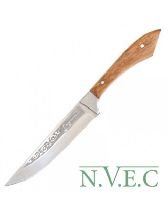 Нож бытовой, кухонный Спутник (270х28х1.5мм), с притыном