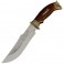 Нож эксклюзивный Спутник "Вепрь" (длина: 30.5cm, лезвие: 16.5cm), в кожаных ножнах