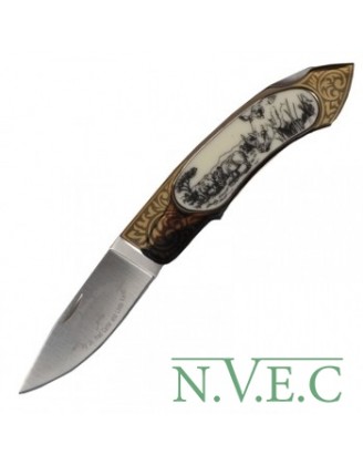 Нож складной GIGAND FC-9788A Носорог (длина: 18.0см, лезвие: 7.7см)