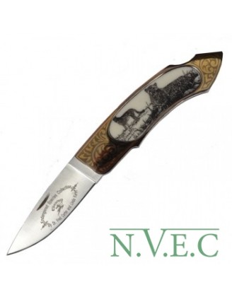 Нож складной GIGAND FC-9788E Гепард (длина: 18.0см, лезвие: 7.7см)