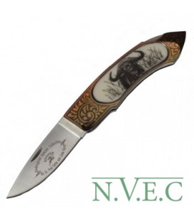 Нож складной GIGAND FC-9788H Буйвол (длина: 18.0см, лезвие: 7.7см)