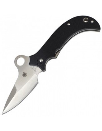 Нож складной Spyderco Khalsa (длина: 17.5см, лезвие: 8см), черный