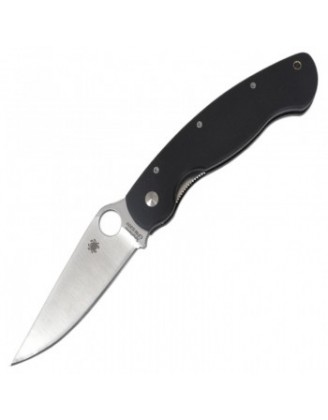 Нож складной Spyderco Military (длина: 24см, лезвие: 10см), черный