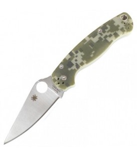 Нож складной SPYDERCO Para-Military С81 (длина: 21.0см, лезвие: 8.7см), камуфляжный