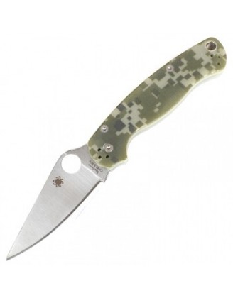 Нож складной SPYDERCO Para-Military С81 (длина: 21.0см, лезвие: 8.7см), камуфляжный