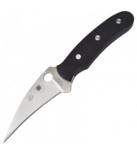Нож фиксированный Spyderco Reverse (длина: 20см, лезвие: 9.5см), черный