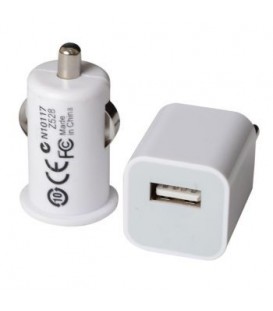 2 в 1 - Зарядное устройство, переходники Энергия ЕН-405 (сеть 220V/прикуриватель 12V - USB)