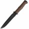 Нож фиксированный Бiла Зброя Крук (длина: 265мм, лезвие: 145мм, сталь: X12MФ), рукоять эбонит