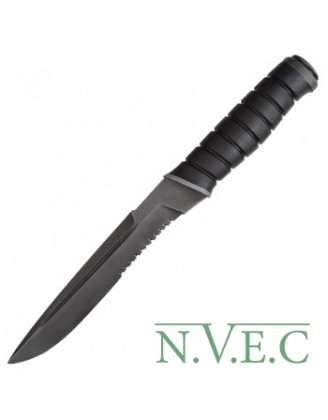 Нож фиксированный Бiла Зброя УКР-СР (длина: 287мм, лезвие: 163мм, сталь: Х12МФ), рукоять эбонит