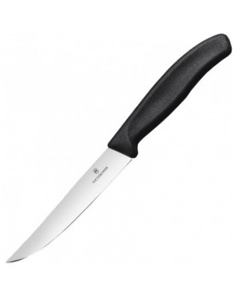 Нож бытовой, кухонный Victorinox SwissClassic Steak (лезвие: 140мм), черный 6.7903.14 Нож бытовой, кухонный Victorinox SwissClassic Steak (лезвие: 140мм), черный 6.7903.14