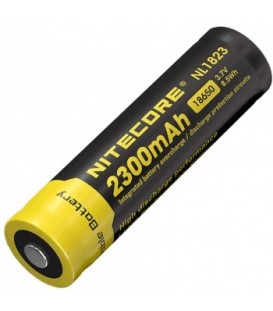 Аккумулятор литиевый Li-Ion 18650 Nitecore NL1823 3.7V (2300mAh), защищенный