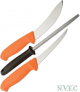 Набор Morakniv Hunting Set Orange 2 Knives+Sharpener