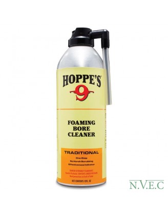Пена Hoppes's для чистки оружия, универсальная от меди и порох.гари, с индикатором цвета, 355мл.