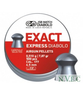 Пульки JSB Exact Express кал. 4,52 мм 0,51 гр (500 шт./бан.)