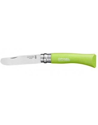Нож Opinel серии MyFirstOpinel №07, клинок 8см., нержавеющая сталь, рукоять - граб, цвет - зеленый (6 шт./уп.) Нож Opinel серии MyFirstOpinel №07, клинок 8см., нержавеющая сталь, рукоять - граб, цвет - зеленый (6 шт./уп.)