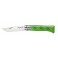 Нож Opinel серии Tradition TourDeFrance №08, клинок 8,5см., нерж.сталь, граб, зеленый, рис.-велосипедист, картон.коробка